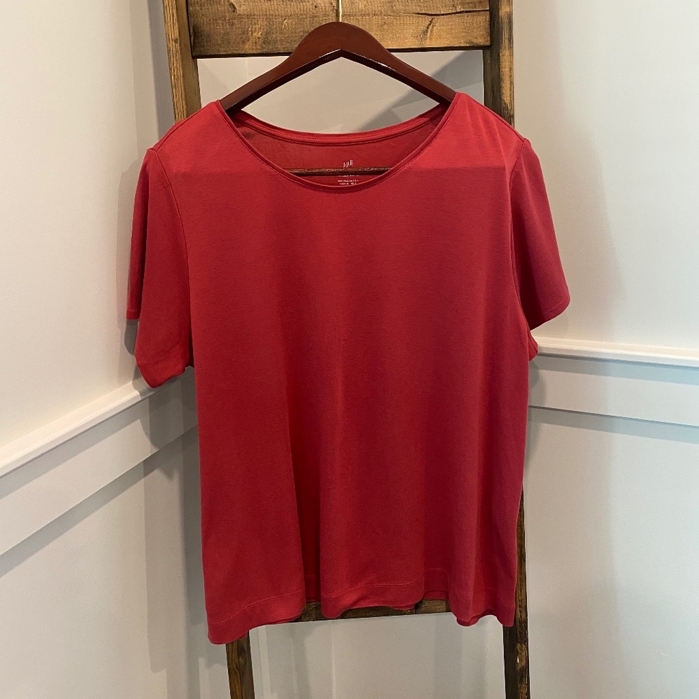 J.Jill Pima Crew-Neck Tee